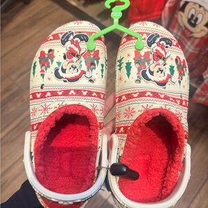 NEW 2025 Disney Parks Christmas Crocs Santa Holidays Mickey Mouse